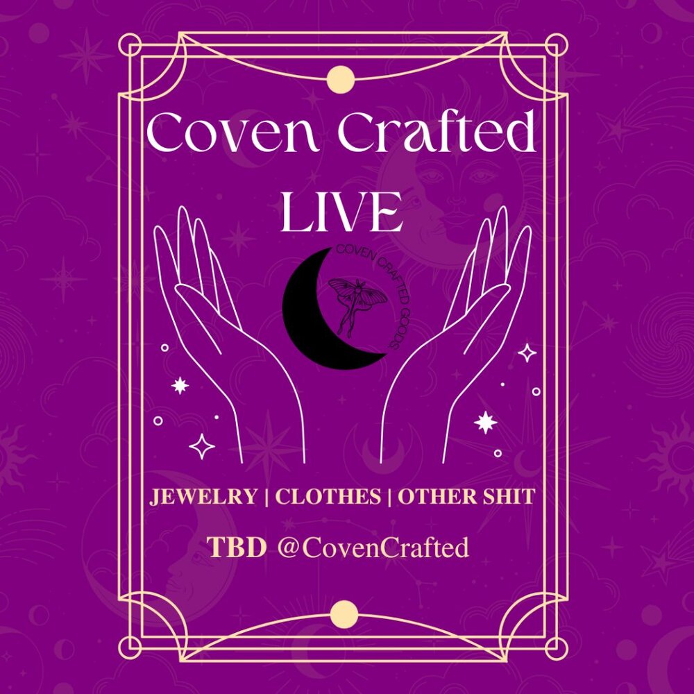 Like this flyer for my live shows!